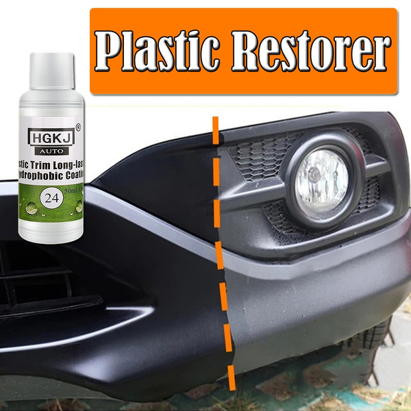 Black Trim Restorer Car Interior Plastic Restoration Cleaning for Cars &  Truck & Motorcycle Restore To Black